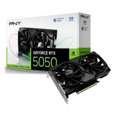 Tarjeta Gr&aacute;fica PNY GeForce RTX 5050 8GB GDDR6 HDMI 3XDP (VCG50508DFXPB)