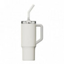Vaso Termo Xiaomi Straw Mug 1L Acero Inoxidable 316L Blanco (BHR9540GL)