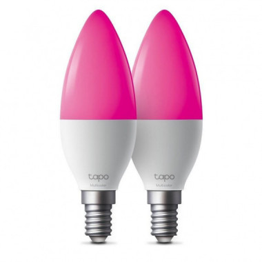 Bombilla Inteligente E14 TP-Link Tapo L430C LED 6500K Multicolor WiFi 2-Pack