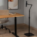 Soporte de Suelo Aisens para Tablet 4.7-12.9 Giratorio e Inclinable Negro MSF3P-301
