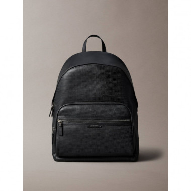 PERFORATED BACKPACK BLACK