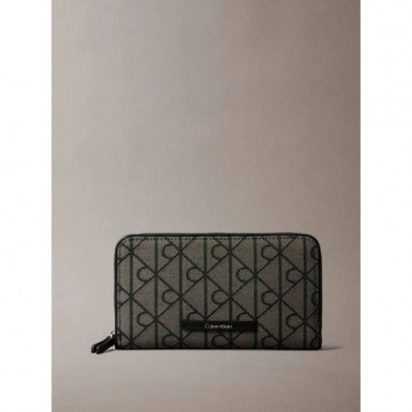 EMBLEM AOP JCQRD PASSPORT WALLET LOTUS B