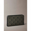 EMBLEM AOP JCQRD PASSPORT WALLET LOTUS B