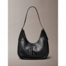 BOLD CK CRESCENT BAG BLACK
