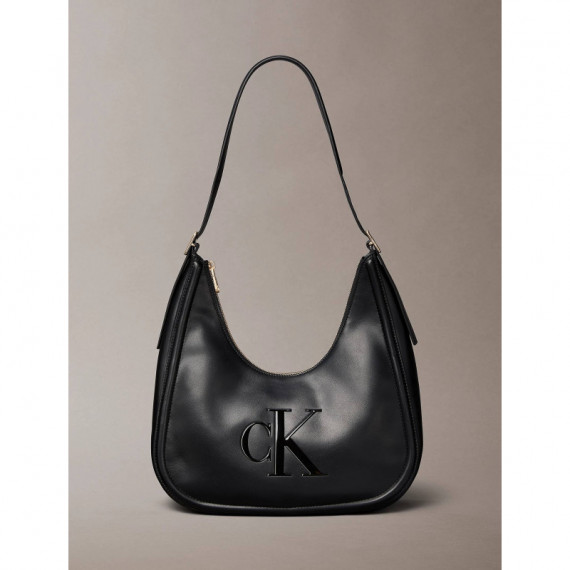 BOLD CK CRESCENT BAG BLACK