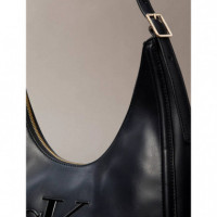 BOLD CK CRESCENT BAG BLACK