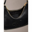 BOLD CK CRESCENT BAG BLACK
