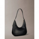 BOLD CK CRESCENT BAG BLACK