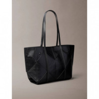WOVEN MEDIUM CARRYALL BLACK