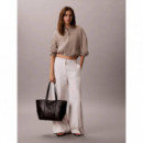 WOVEN MEDIUM CARRYALL BLACK