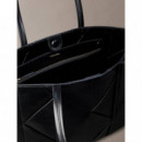 WOVEN MEDIUM CARRYALL BLACK