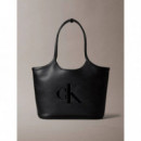BOLD CK SHOPPER BLACK