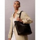 BOLD CK SHOPPER BLACK