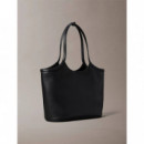 BOLD CK SHOPPER BLACK