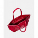WOVEN MINI TOTE CROSSBODY BORDEAUX WINE