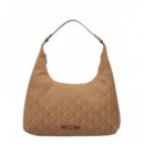 EMBLEM JACQUARD SHOULDER BAG CORNSTALK/T