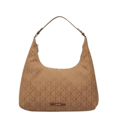 EMBLEM JACQUARD SHOULDER BAG CORNSTALK/T