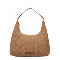 EMBLEM JACQUARD SHOULDER BAG CORNSTALK/T