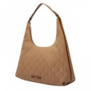 EMBLEM JACQUARD SHOULDER BAG CORNSTALK/T