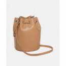 BOLD CK SMALL BUCKET BAG TANNIN
