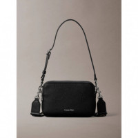 WEBBING 2X STRAP CAMERA BAG BLACK/SHINY