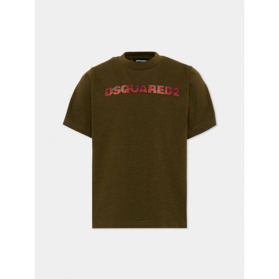 D2T1265U SLOUCH FIT T-SHIRT TARMAC GREEN