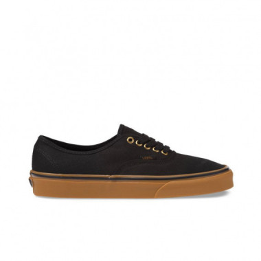 UA Authentic Black/Rubber VANS