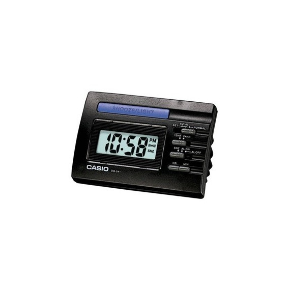 CASIO Reloj Despertador Digital Mod DQ-541-1R Negro