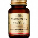 MAGNESIO + VITAMINA B6 100 CAPSULAS SOLGAR
