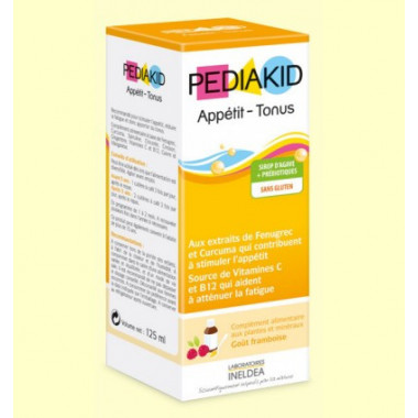 PEDIAKID APETITO - TONO SABOR FRAMBUESA 125ML