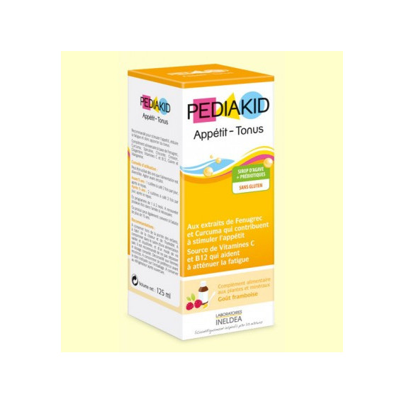 PEDIAKID APETITO - TONO SABOR FRAMBUESA 125ML