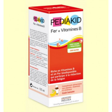 PEDIAKID JARABE HIERRO + VITAMINAS B 125 ML