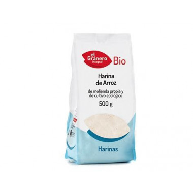 HARINA DE ARROZ BLANCO 500G EL GRANERO