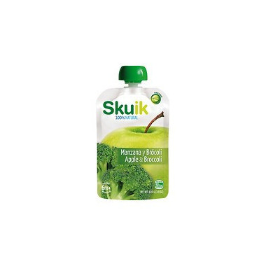 SKUIK PURE MANZANA&BROCOLI 110GR