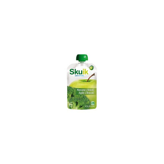 SKUIK PURE MANZANA&BROCOLI 110GR