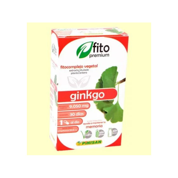 FITO PREMIUM GINKGO 30 CAPSULAS PINISAN