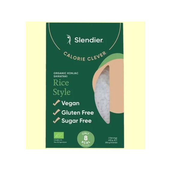 ARROZ PASTA DE KONJAC 400GR SLENDIER