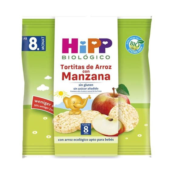 TORTITAS ARROZ MANZANA ALIMENT VEGETAL 250 G