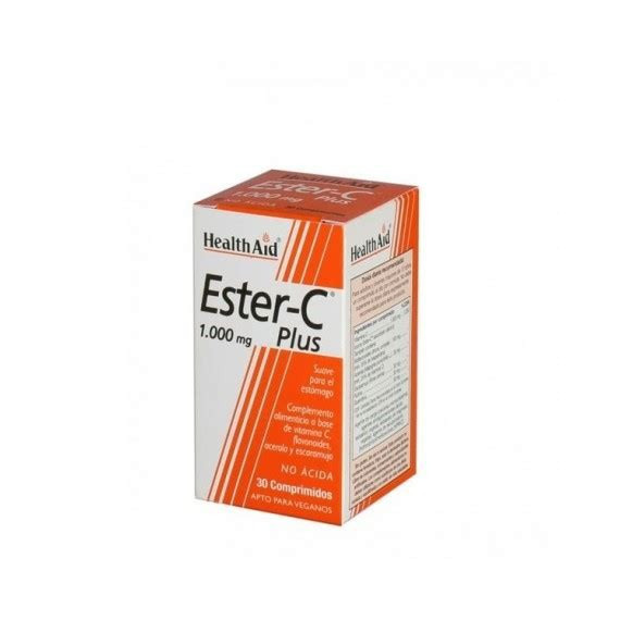 ESTER C PLUS 1000 MG 30 COMPRIMIDOS HEALTH AID