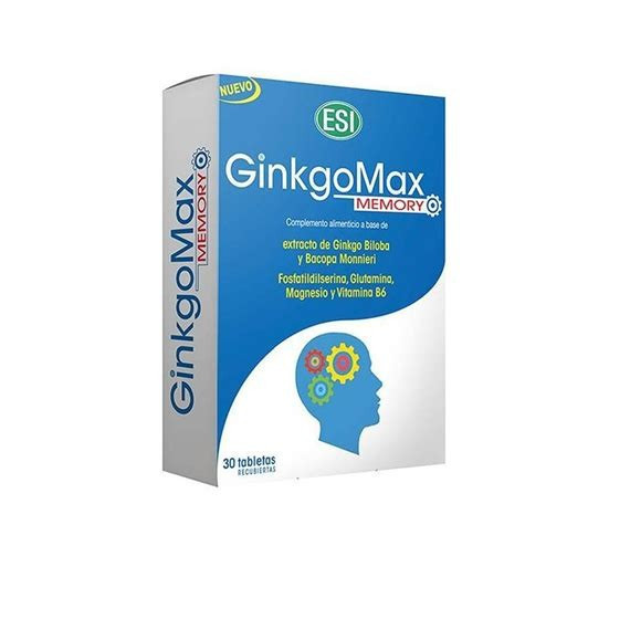 GINKGO MAX MEMORY 30 TABLETAS ESI