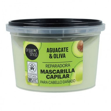 MASCARILLA CAPILAR AGUACATE Y OLIVA 250 ML ORGANIC SHOP