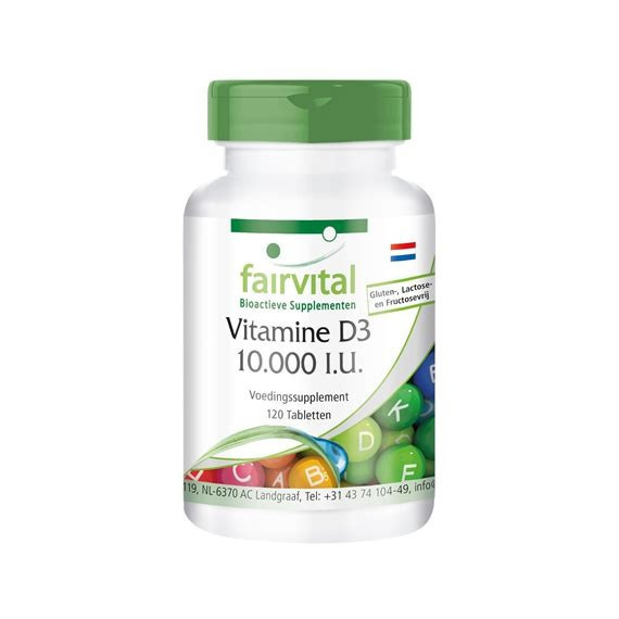 VITAMINA D3 10.000 IE 120 TABLETAS FAIRVITAL