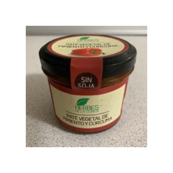 PATE VEGETAL DE PIMIENTO Y CURCUMA HERBES DE LA CONCA 110 G