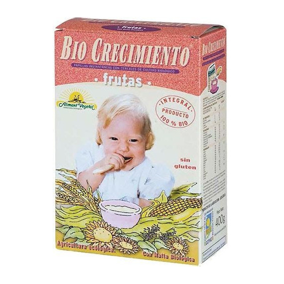 PAPILLA DE FRUTAS BIO 400 GR ALIMENT VEGETAL