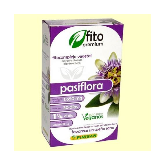 FITO PREMIUM PASIFLORA 30 CAPSULAS PINISAN