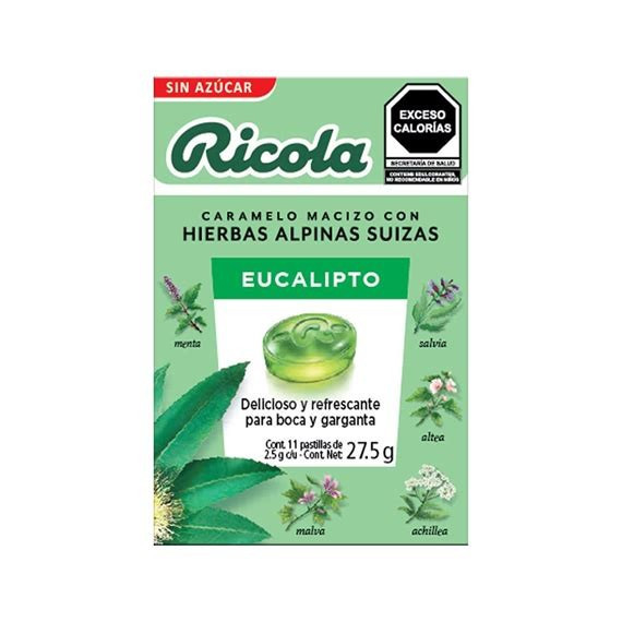 RICOLA SIN AZUCAR EUCALIPTO