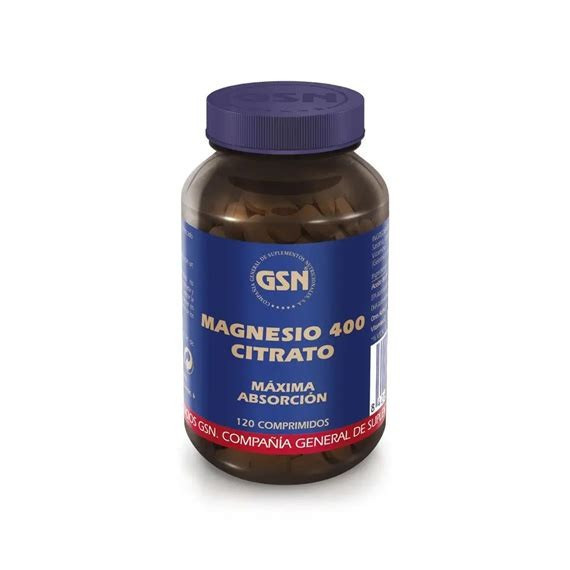 MAGNESIO 400 CITRATO 120 COMPRIMIDOS GSN
