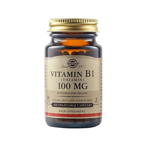 VITAMINA B1 100MG 100 CAPSULAS SOLGAR