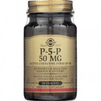 P-5-P  VITAMINA B6 ACTIVA 50 TABLETAS SOLGAR