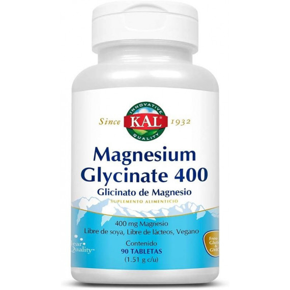 GLICINATO DE MAGNESIO 400MG KAL